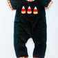 Candy corn romper