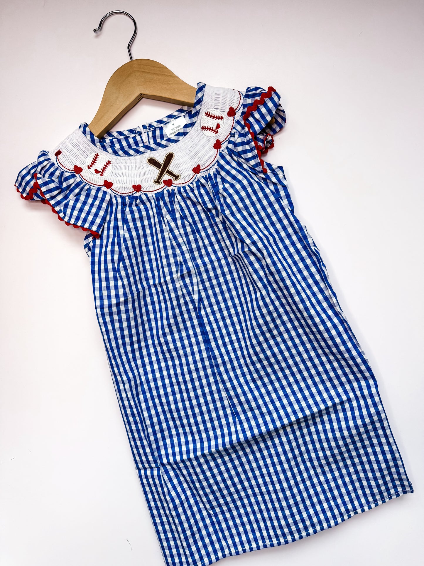 Plaid baseball dress (A3)