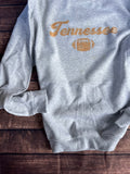 Tennessee football tee/sweatshirt