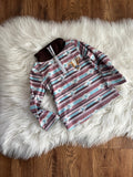 Cow Aztec pullover