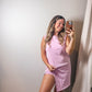 Purple skort set