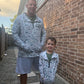 Grey camo pullover