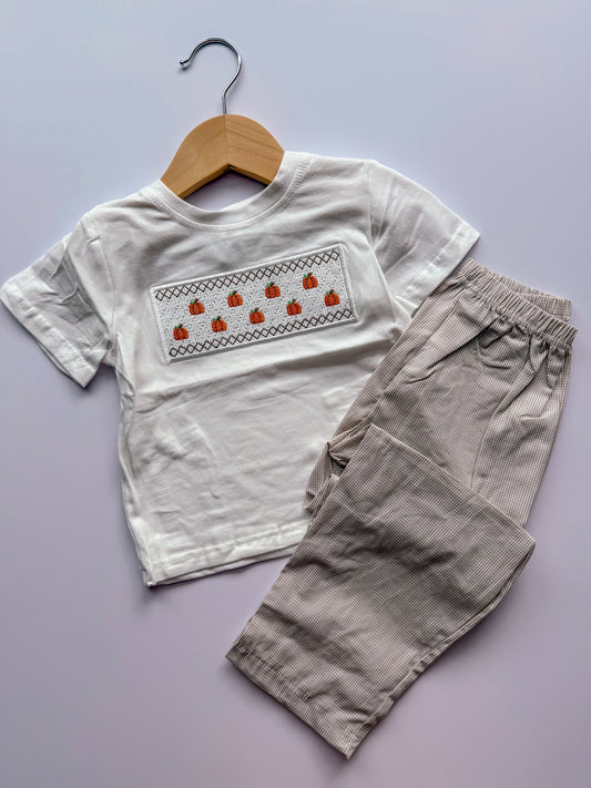 Pumpkin pants set