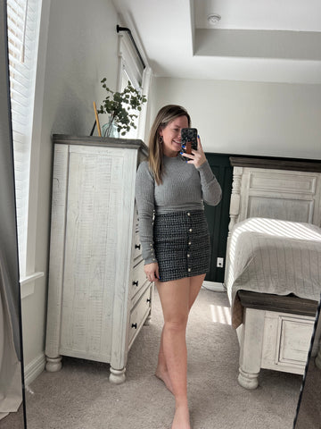 Black/grey skirt