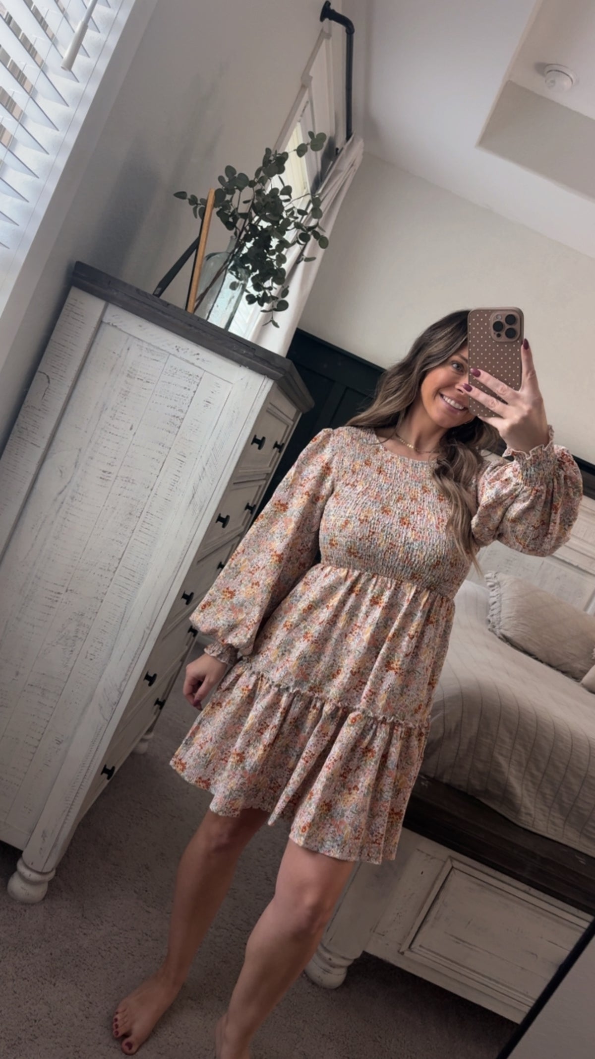 Floral mini dress