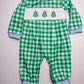 Green tree romper