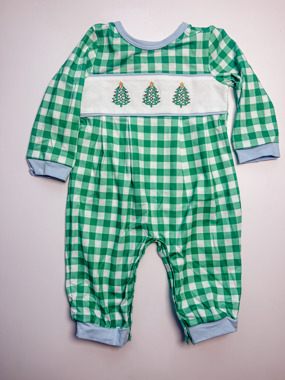 Green tree romper