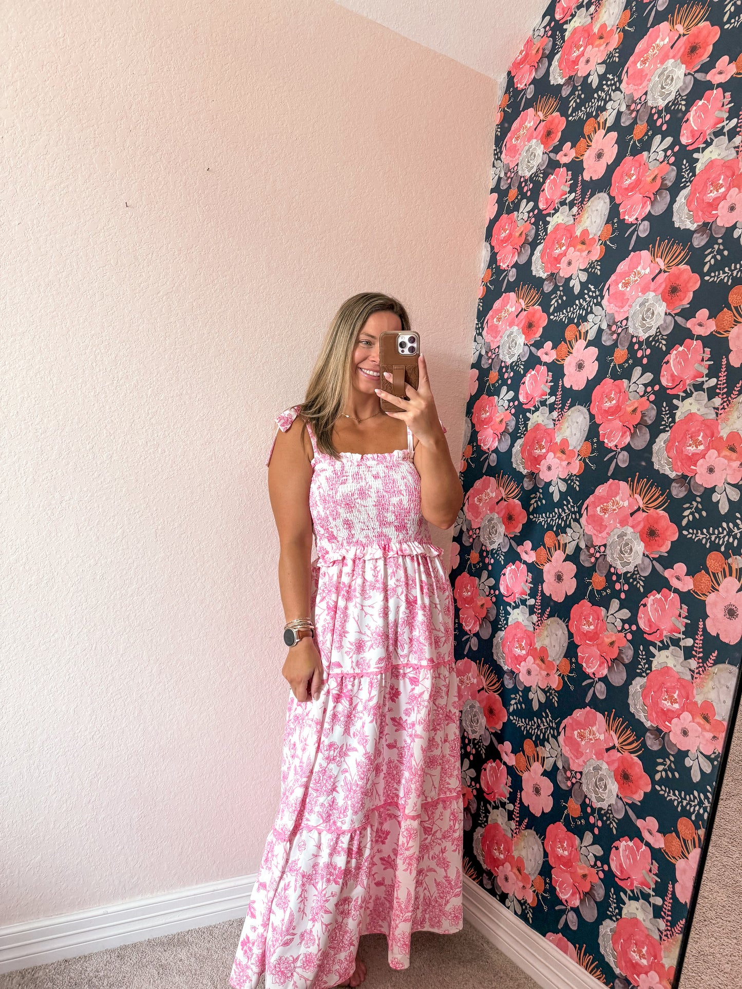 Sweetheart woven maxi dress