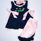 Pink golf shorts set