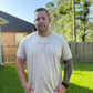 Tan blessed tee