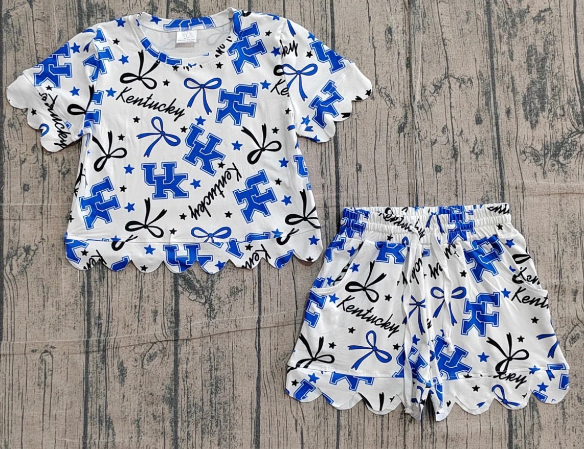 Blue bow scallop set - PREORDER eta September)
