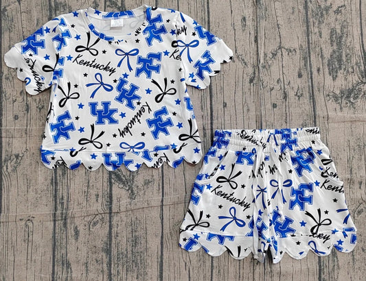 Blue bow scallop set - PREORDER eta September)