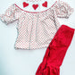Smocked heart set