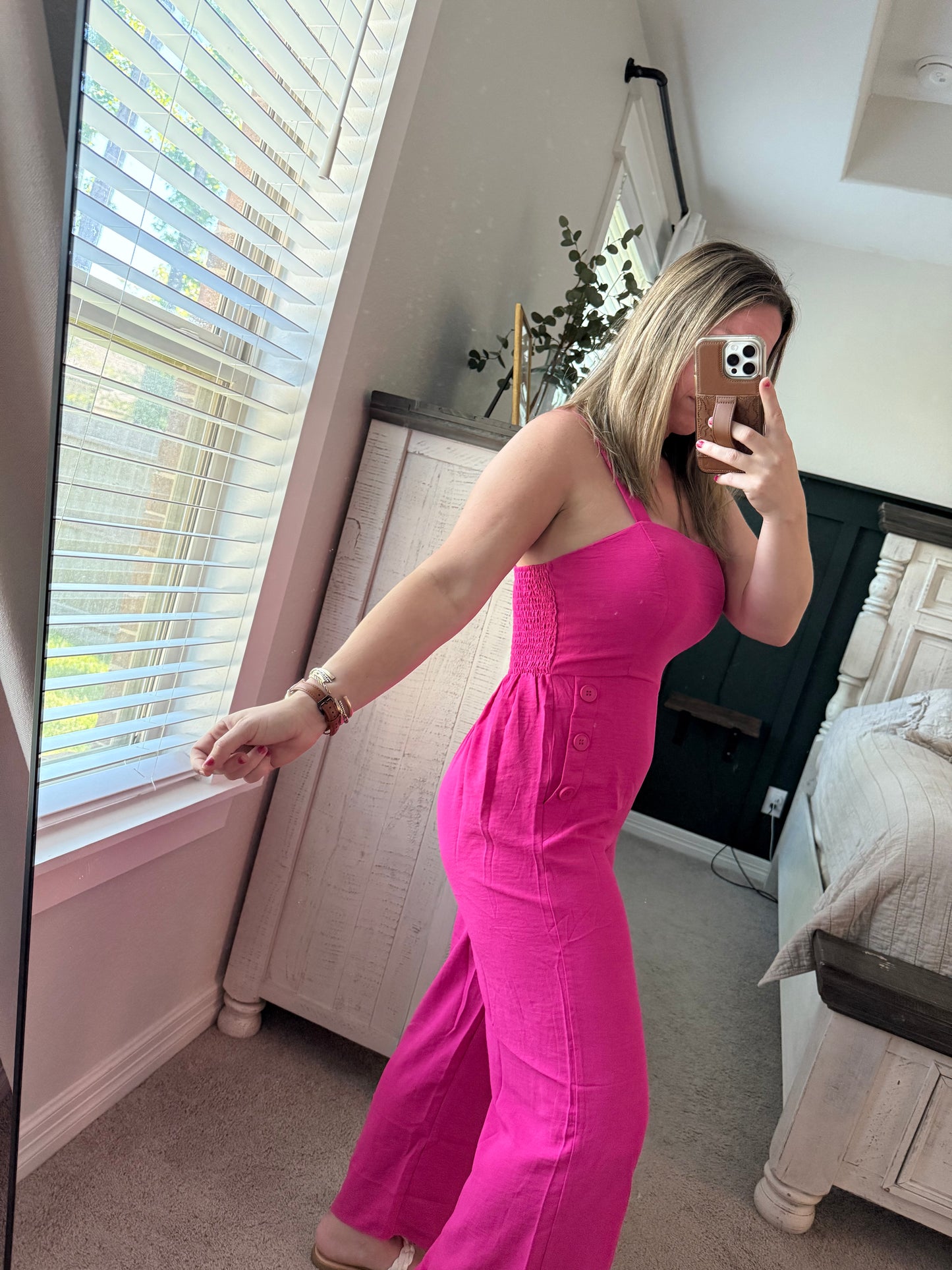 Pink jumpsuit