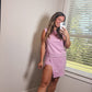Purple skort set