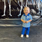 Go big blue pants set