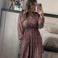 Smocked waist woven dress
