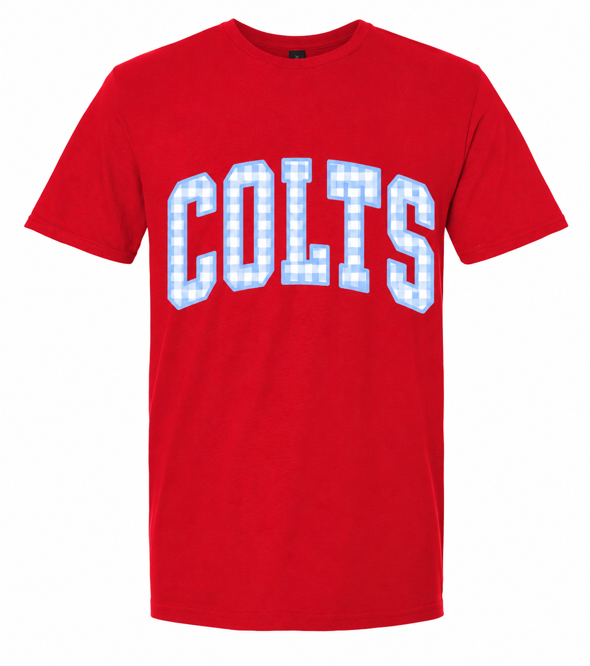 Gingham Colts tee