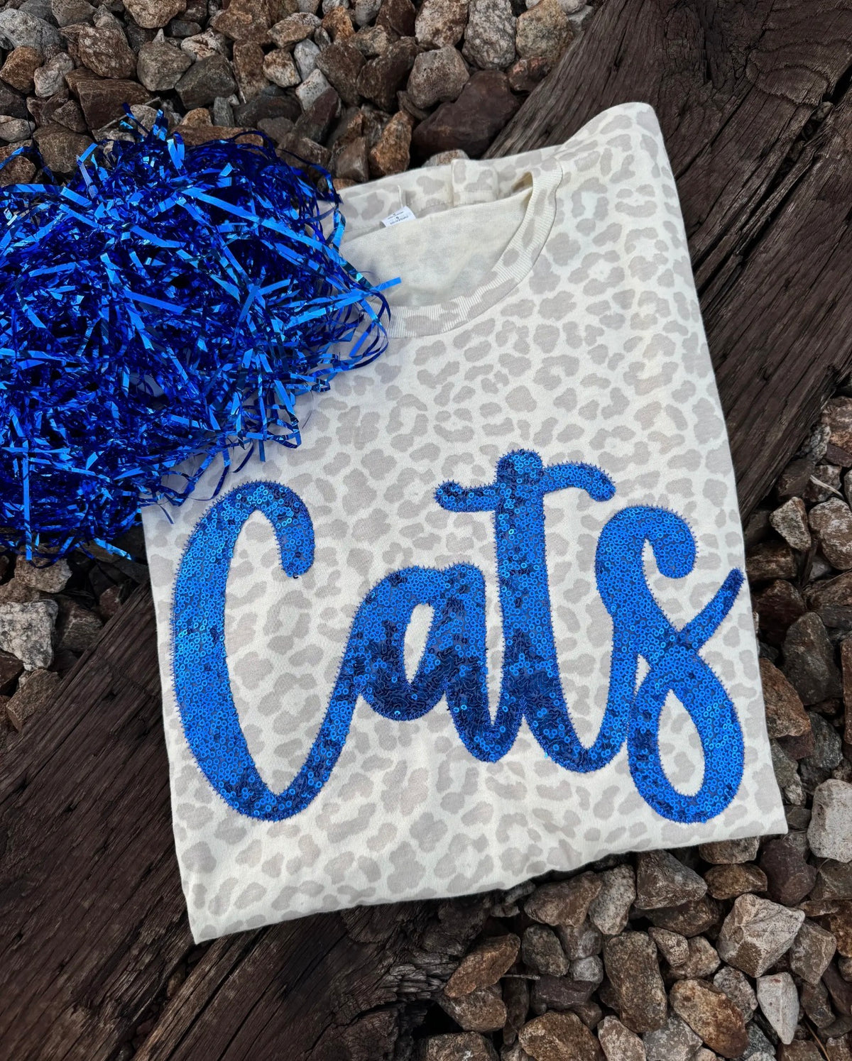 Cats sequins tee