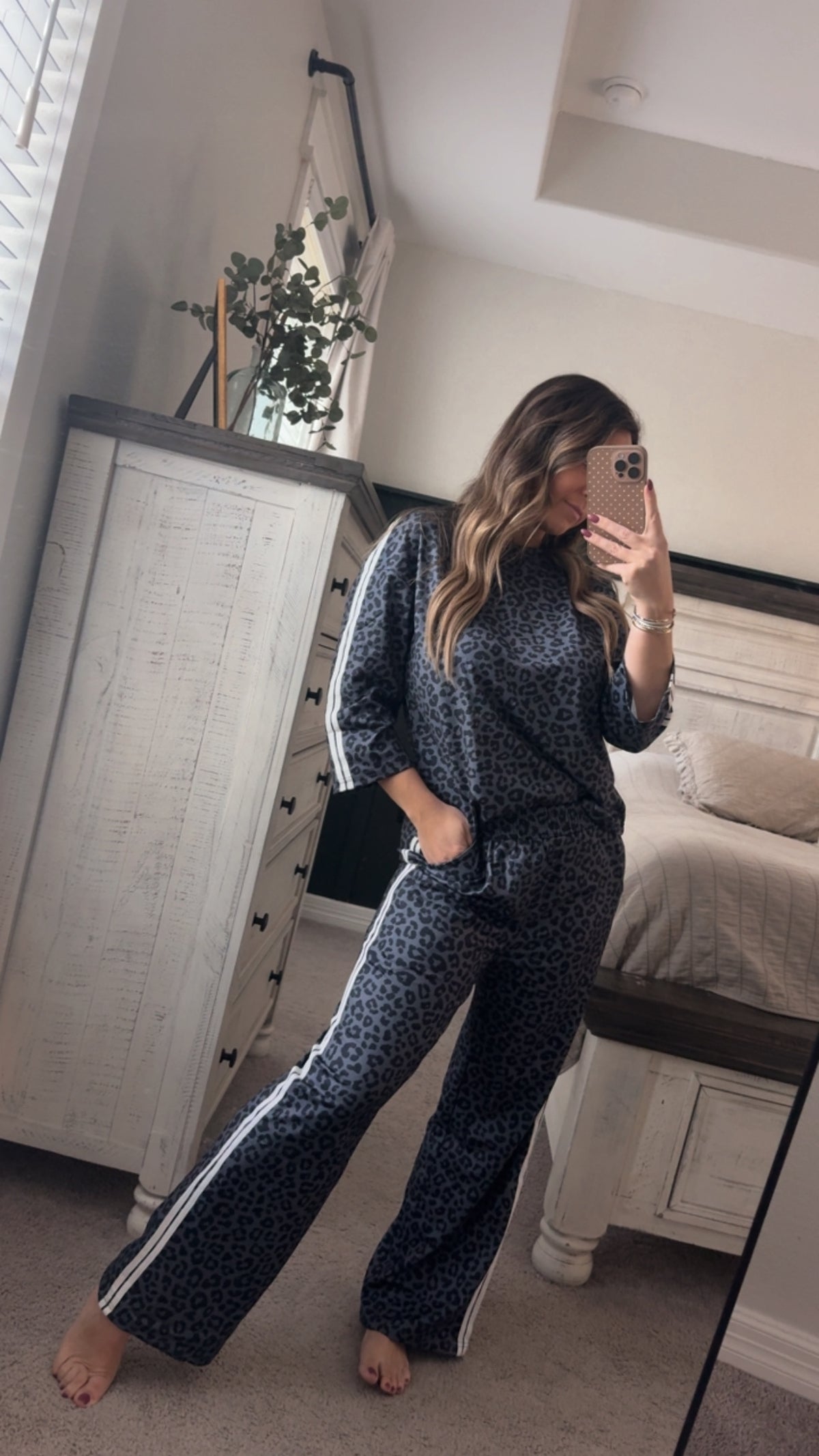 Black leopard set
