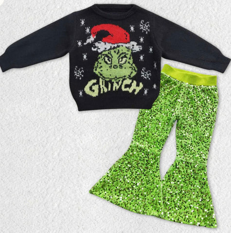 Sweater & sequin set *Christmas in July - preorder*