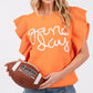 Orange game day sweater