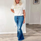 High rise denim bell bottoms