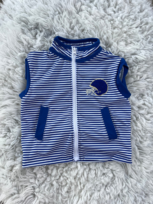 Blue vest