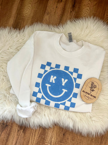 KY check sweatshirt