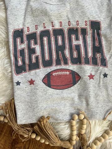 GA bulldogs football tee