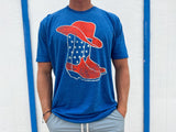 USA boots T-shirt/dress