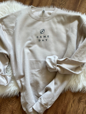 Football game day sweatshirt