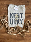 Kentucky leopard bolt tee