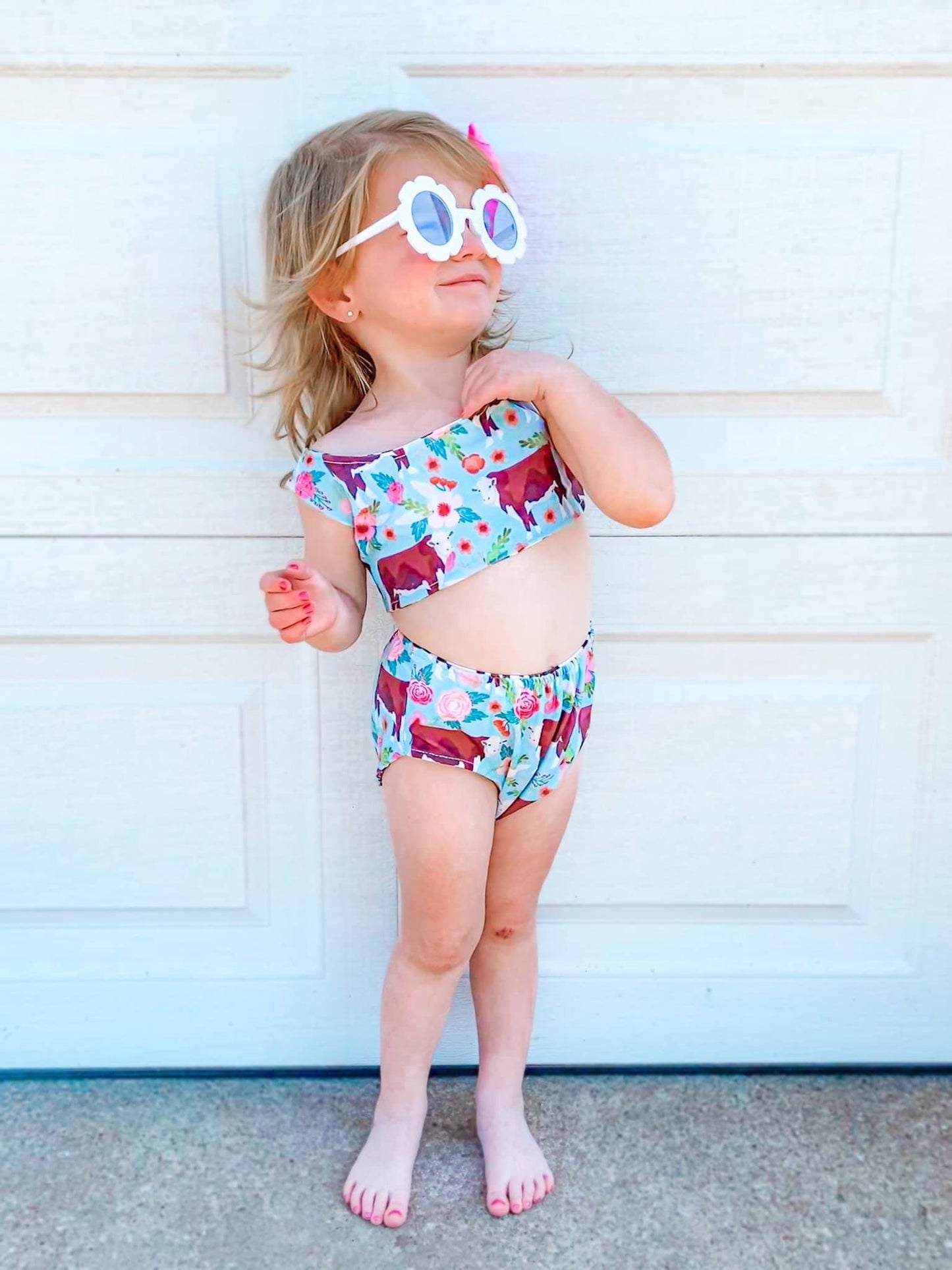 Reversible cow swim
