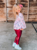 Candy cane peplum