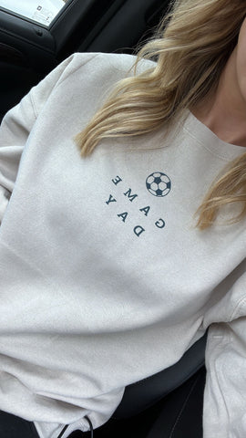 Soccer game day sweatshirt